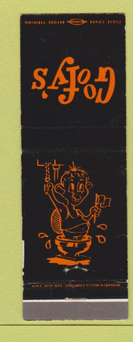 Matchbook Cover - Goofy's WEAR
