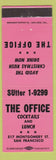 Matchbook Cover - The Office San Francisco CA