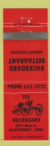 Matchbook Cover - The Buckboard Glastonbury CT WEAR