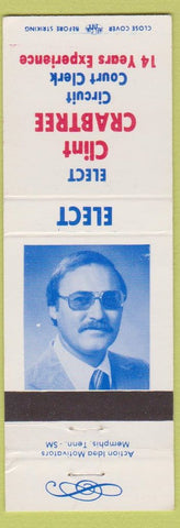 Matchbook Cover - Cliff Crabtree Circuit Court Clerk TN?