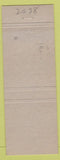 Matchbook Cover - Huron Bowl London ON