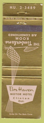 Matchbook Cover - Elm Haven Motor Hotel Clinton ON