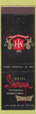 Matchbook Cover - Hotel Sherwyn Pittsburgh PA
