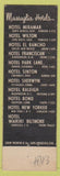 Matchbook Cover - Hotel Sherwyn Pittsburgh PA