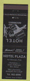 Matchbook Cover - Hotel Plaza Riviere Du Loup QC