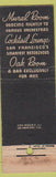 Matchbook Cover - St Francis Hotel Union Square San Francisco CA