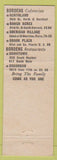 Matchbook Cover - Bordens Cafeteria Fried Chicken Tulsa OK