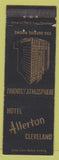 Matchbook Cover - Hotel Allerton Cleveland OH
