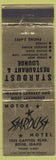 Matchbook Cover - Stardust Motor Hotel Restaurant Boise ID WEAR