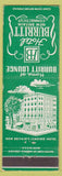 Matchbook Cover - Hotel Burritt New Britain CT