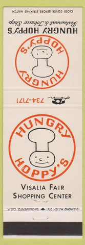 Matchbook Cover - Hungry Hoppy's Restaurant Visalia CA