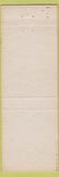 Matchbook Cover - John Onuschak Beer Distributor Northampton PA
