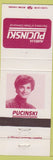 Matchbook Cover - Aurelia Pucinski Secretary of State IL