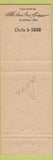 Matchbook Cover - Holland House Tavern Rockefeller Center New York City
