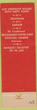Matchbook Cover - Hotel Empire New York City Motorbar