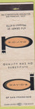 Matchbook Cover - David's San Francisco CA