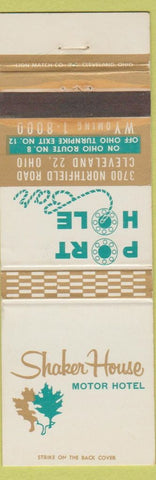 Matchbook Cover - Shaker House Motor Hotel Cleveland OH WEAR