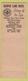 Matchbook Cover - Kemper Lane Hotel Cincinnati OH