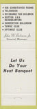 Matchbook Cover - Hotel Gibbons Dayton OH white gold