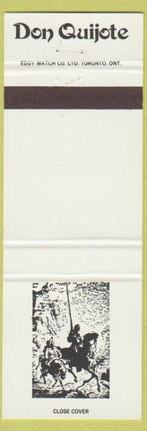 Matchbook Cover - Don Quijote Toronto ON