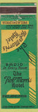 Matchbook Cover - Robert Morris Hotel Philadelphia PA