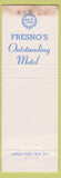 Matchbook Cover - Water Tree Inn Fresno CA