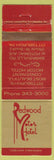 Matchbook Cover - Redwood Motor Hotel Pittsburgh PA #2 WEAR