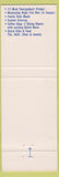 Matchbook Cover - De Smidt's Restaurant Cedar Grove WI