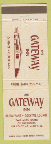 Matchbook Cover - Gateway Inn Muddy IL