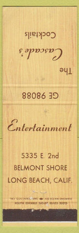 Matchbook Cover - Cascade's Bar Long Beach CA