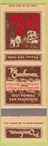 Matchbook Cover - The Coachman Restaurant San Francisco CA