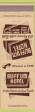 Matchbook Cover - Buffum Hotel Long Beach CA