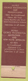 Matchbook Cover - Kloeppel Hotels Jacksonville FL West Palm Beach