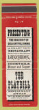 Matchbook Cover - The Playbill Restaurant New York City WEAR
