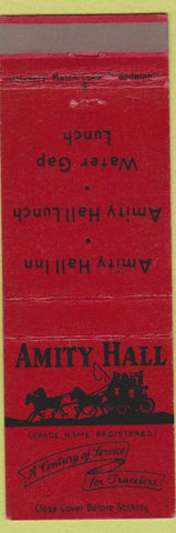 Matchbook Cover - Amity Hall PA?