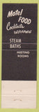 Matchbook Cover - Gas Lite Club Motel Wausau WI