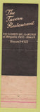 Matchbook Cover - Tavern Restaurant Newark NJ