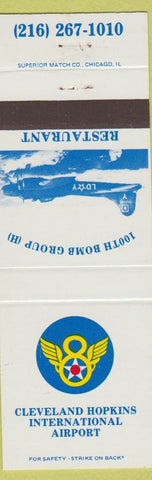 Matchbook Cover - Cleveland Hopkins International Airport OH