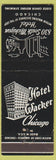 Matchbook Cover - Hotel Wacker Chicago IL