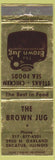 Matchbook Cover - Brown Jug Decatur IL WEAR