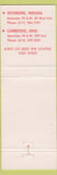 Matchbook Cover - Spirit of 76 Inns Richmond Cambridge IN