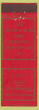 Matchbook Cover - Huber's Sausage Meat Products Long Prairie MN Federal WEAR