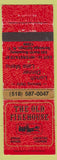 Matchbook Cover - Old Firehouse Steak House Saratoga Springs NY