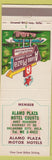 Matchbook Cover - Alama Plaza Hotel Courts Oklahoma City OK