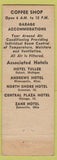 Matchbook Cover - Hotel Robert E Lee San Antonio TX CREASE #1