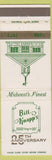 Matchbook Cover - Bill Knapp's 1973 MI IN OH CHAIN