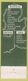 Matchbook Cover - Bill Knapp's 1973 MI IN OH CHAIN