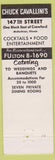 Matchbook Cover - Bhuck Ccavallini's Midlothian IL