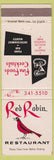 Matchbook Cover - Red Robin Restaurant Canoga Park CA
