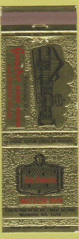 Matchbook Cover - Inn America Motor Inn Milwaukee WI